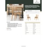 Lancaster Table & Seating Natural Finish Wood Ladder Back Chair with Taupe Vinyl Seat - Assembled Lancaster Table & Seating Natural Finish Wood Ladder Back Chair with Taupe Vinyl Seat - Assembled