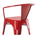 Lancaster Table & Seating Alloy Ruby Red Outdoor Arm Chair Lancaster Table & Seating Alloy Ruby Red Outdoor Arm Chair