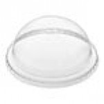 Choice 8 / 12 oz. Clear Round Dome Frozen Yogurt Lid With No Hole - 1,000/Case