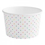 Choice 8 / 12 oz. Clear Round Dome Frozen Yogurt Lid With No Hole - 1,000/Case