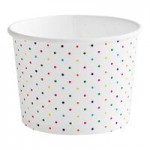 Choice 8 / 12 oz. Clear Round Dome Frozen Yogurt Lid With No Hole - 1,000/Case