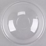 Choice 8 / 12 oz. Clear Round Dome Frozen Yogurt Lid With No Hole - 1,000/Case
