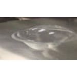 Choice 8 / 12 oz. Clear Round Dome Frozen Yogurt Lid With No Hole - 1,000/Case