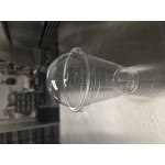 Choice 8 / 12 oz. Clear Round Dome Frozen Yogurt Lid With No Hole - 1,000/Case
