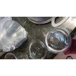 Choice 8 / 12 oz. Clear Round Dome Frozen Yogurt Lid With No Hole - 1,000/Case