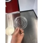Choice 8 / 12 oz. Clear Round Dome Frozen Yogurt Lid With No Hole - 1,000/Case
