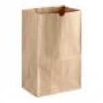Choice Heavy Duty 20 lb. Shorty Heavy-Duty Natural Kraft Paper Bag - 400/Case Choice Heavy Duty 20 lb. Shorty Heavy-Duty Natural Kraft Paper Bag - 400/Case