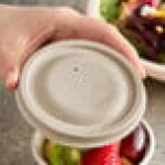 World Centric Compostable Fiber Lid for 6 oz. Fiber Bowl and 8 oz. Paper Bowl - 1,000/Case World Centric Compostable Fiber Lid for 6 oz. Fiber Bowl and 8 oz. Paper Bowl - 1,000/Case