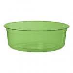 Eco-Products Veridian 8 oz. Compostable Round Green PLA Plastic Deli Container - 500/Case Eco-Products Veridian 8 oz. Compostable Round Green PLA Plastic Deli Container - 500/Case
