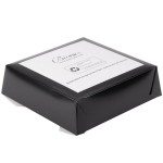 Fold-Pak 05BPBLACKM Bio-Pak Black Microwavable Paper #5 Take-Out Containers 8 1/2