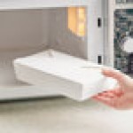 Choice White Microwavable Folded Paper #2 Take-Out Container 7 3/4 Choice White Microwavable Folded Paper #2 Take-Out Container 7 3/4