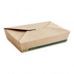 Choice White Microwavable Folded Paper #2 Take-Out Container 7 3/4 Choice White Microwavable Folded Paper #2 Take-Out Container 7 3/4