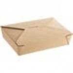Choice White Microwavable Folded Paper #2 Take-Out Container 7 3/4 Choice White Microwavable Folded Paper #2 Take-Out Container 7 3/4