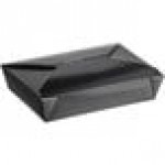 Choice White Microwavable Folded Paper #2 Take-Out Container 7 3/4 Choice White Microwavable Folded Paper #2 Take-Out Container 7 3/4