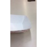 #100 1 lb. Solid Blue Paper Food Tray - 1,000/Case #100 1 lb. Solid Blue Paper Food Tray - 1,000/Case