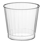 Fineline Renaissance 2409 9 oz. Clear Hard Plastic Crystal Tumbler - 240/Case