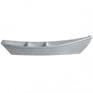 G.E.T. Enterprises BT320G Bugambilia 3.6 Qt. Classic Textured Finish Gray Granite Resin-Coated Aluminum Deep Boat with Dividers G.E.T. Enterprises BT320G Bugambilia 3.6 Qt. Classic Textured Finish Gray Granite Resin-Coated Aluminum Deep Boat with Dividers