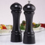 Chef Specialties 08355 Professional Series Customizable Windsor Ebony Finish Salt / Pepper Shaker - 8 Chef Specialties 08355 Professional Series Customizable Windsor Ebony Finish Salt / Pepper Shaker - 8