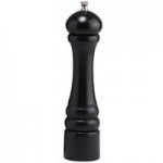 Chef Specialties 08355 Professional Series Customizable Windsor Ebony Finish Salt / Pepper Shaker - 8 Chef Specialties 08355 Professional Series Customizable Windsor Ebony Finish Salt / Pepper Shaker - 8