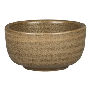 RAK Porcelain Rakstone Selva 3.5 oz. Dark Brown Porcelain Ramekin - 12/Case