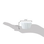 Hall China from Steelite International HL8290ABWA Bright White 2 oz. Flared China Ramekin - 36/Case Hall China from Steelite International HL8290ABWA Bright White 2 oz. Flared China Ramekin - 36/Case