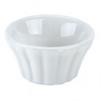 Hall China from Steelite International HL8290ABWA Bright White 2 oz. Flared China Ramekin - 36/Case Hall China from Steelite International HL8290ABWA Bright White 2 oz. Flared China Ramekin - 36/Case
