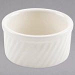 Hall China from Steelite International HL8290ABWA Bright White 2 oz. Flared China Ramekin - 36/Case Hall China from Steelite International HL8290ABWA Bright White 2 oz. Flared China Ramekin - 36/Case