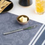 Ariane Splash Denim 1.62 oz. Blue and Brown Round Tapered Porcelain Ramekin - 12/Case Ariane Splash Denim 1.62 oz. Blue and Brown Round Tapered Porcelain Ramekin - 12/Case