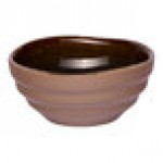 Ariane Splash Denim 1.62 oz. Blue and Brown Round Tapered Porcelain Ramekin - 12/Case Ariane Splash Denim 1.62 oz. Blue and Brown Round Tapered Porcelain Ramekin - 12/Case