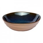Ariane Splash Denim 1.62 oz. Blue and Brown Round Tapered Porcelain Ramekin - 12/Case Ariane Splash Denim 1.62 oz. Blue and Brown Round Tapered Porcelain Ramekin - 12/Case