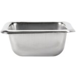 American Metalcraft SSC15 1.5 oz. Stainless Steel Square Sauce Cup - 12/Case