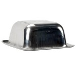 American Metalcraft SSC15 1.5 oz. Stainless Steel Square Sauce Cup - 12/Case