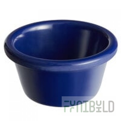 Acopa 2 oz. Blue Fluted Melamine Ramekin - 12/Case