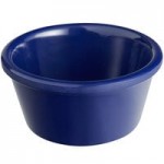 Acopa 2 oz. Blue Fluted Melamine Ramekin - 12/Case Acopa 2 oz. Blue Fluted Melamine Ramekin - 12/Case