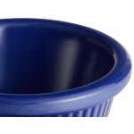 Acopa 2 oz. Blue Fluted Melamine Ramekin - 12/Case Acopa 2 oz. Blue Fluted Melamine Ramekin - 12/Case