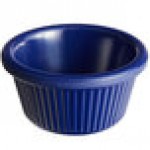 Acopa 2 oz. Blue Fluted Melamine Ramekin - 12/Case Acopa 2 oz. Blue Fluted Melamine Ramekin - 12/Case