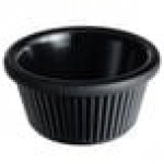 Acopa 2 oz. Blue Fluted Melamine Ramekin - 12/Case Acopa 2 oz. Blue Fluted Melamine Ramekin - 12/Case