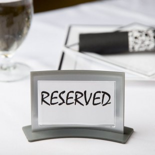 Cal-Mil 830 Forma Silver Acrylic Frame Displayette - 3 Cal-Mil 830 Forma Silver Acrylic Frame Displayette - 3