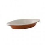 Tuxton BWN-150 17 oz. White Oval China Rarebit - 12/Case