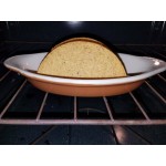 Tuxton BWN-150 17 oz. White Oval China Rarebit - 12/Case