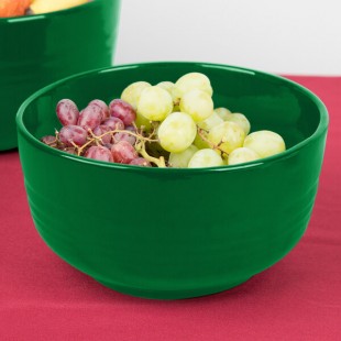 TableCraft CW3170GN 3.5 Qt. Green Cast Aluminum Fruit Bowl