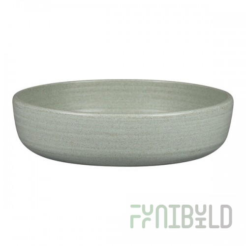 RAK Porcelain Rakstone Selva 37.2 oz. Aqua Green Porcelain Bowl - 4/Case