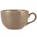Libbey DRI-4-S Driftstone 38 oz. Sand Satin Matte Porcelain Coupe Bowl - 12/Case