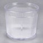 Carlisle 402907 Crystalon Stack-All 9.7 oz. Clear SAN Plastic Short Tumbler - 12/Case