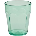 Choice 12 oz. Green Plastic Paneled Tumbler - 12/Pack Choice 12 oz. Green Plastic Paneled Tumbler - 12/Pack