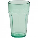 Choice 12 oz. Green Plastic Paneled Tumbler - 12/Pack Choice 12 oz. Green Plastic Paneled Tumbler - 12/Pack