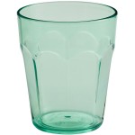 Choice 12 oz. Green Plastic Paneled Tumbler - 12/Pack Choice 12 oz. Green Plastic Paneled Tumbler - 12/Pack