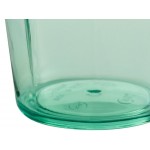 Choice 12 oz. Green Plastic Paneled Tumbler - 12/Pack Choice 12 oz. Green Plastic Paneled Tumbler - 12/Pack