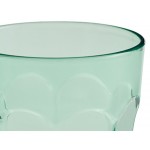 Choice 12 oz. Green Plastic Paneled Tumbler - 12/Pack Choice 12 oz. Green Plastic Paneled Tumbler - 12/Pack