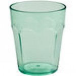 Choice 12 oz. Green Plastic Paneled Tumbler - 12/Pack Choice 12 oz. Green Plastic Paneled Tumbler - 12/Pack